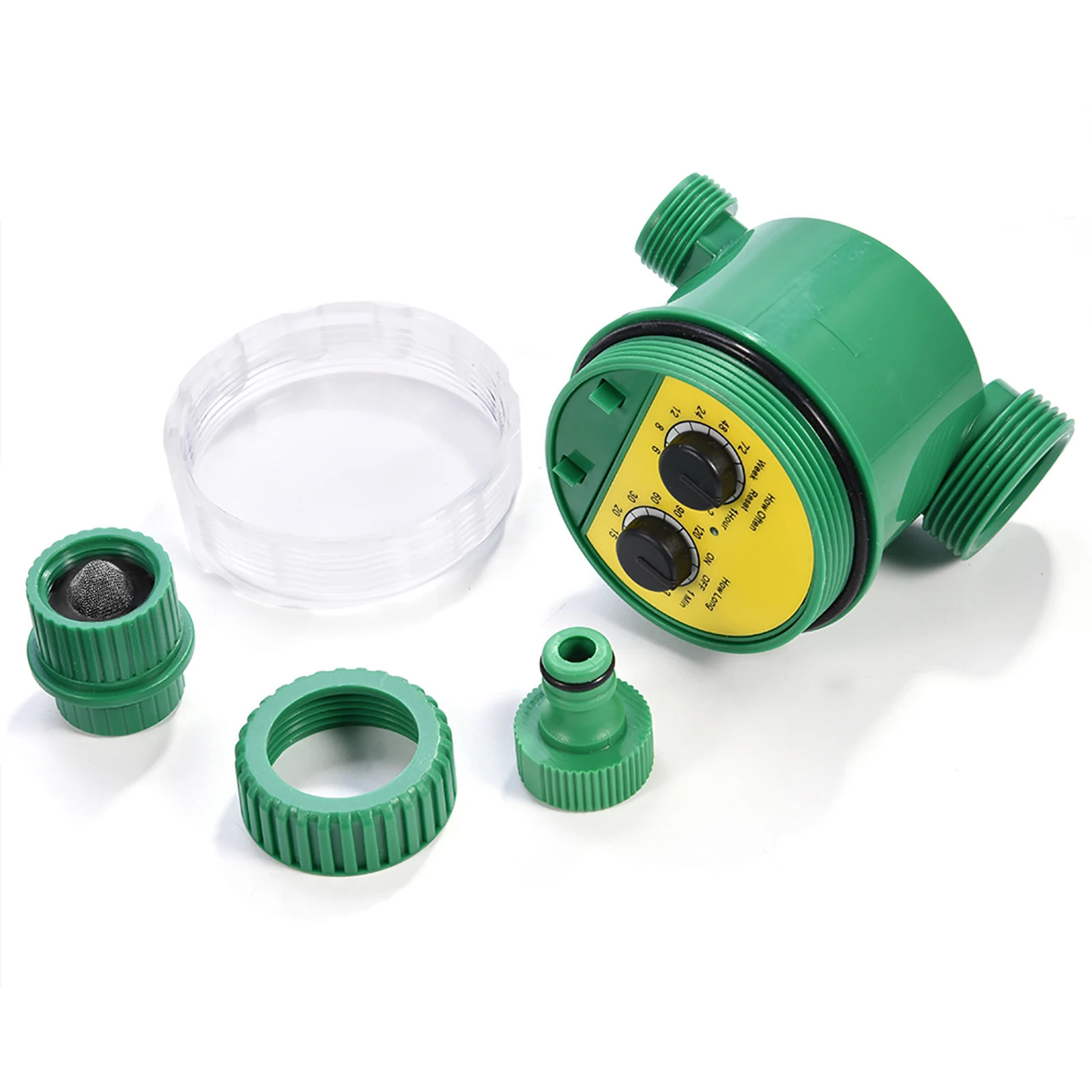 Multi-function Two Dial Automatic Electronic Watering Timer Garden Irrigation Controller
Multi-function Two Dial Automatic Electronic Watering Timer Garden Irrigation Controller