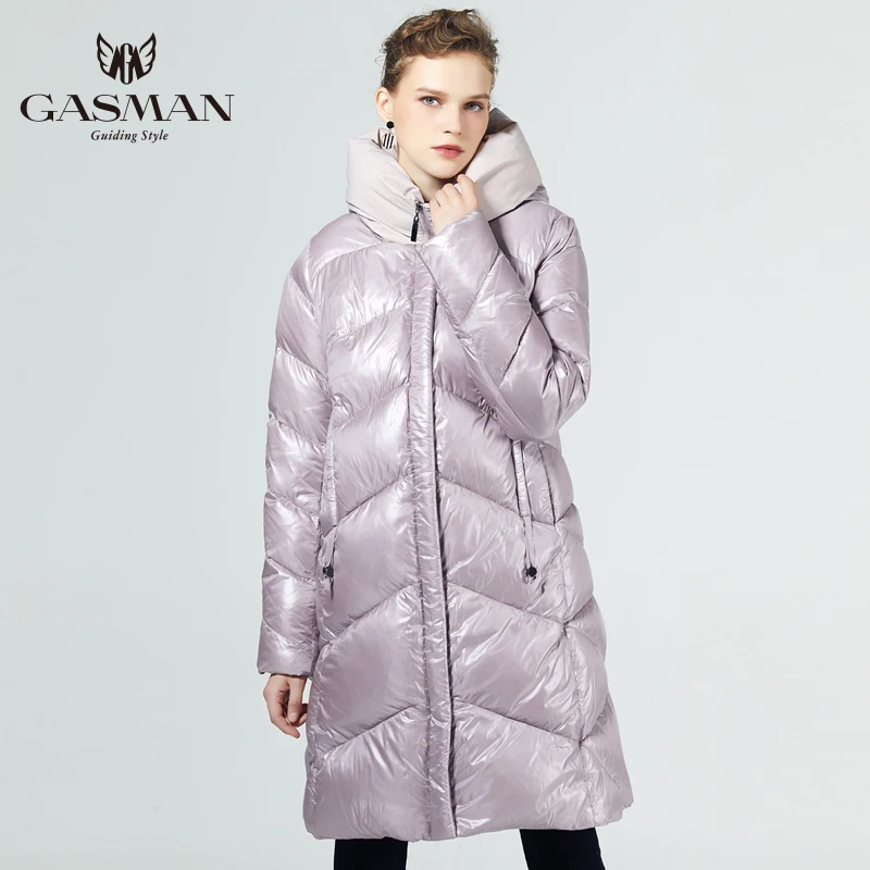 GASMAN 2019 модные толстые женские пуховики зимние с капюшоном женская куртка новое