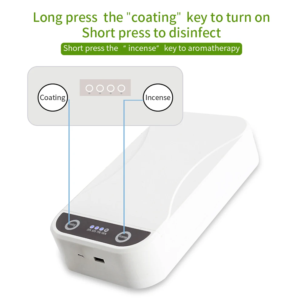 Nail Manicure Art Tool UV Sterilizer USB Incense Deodorization UV Disinfection Box Aromatherapy Deodorize Smell UV Sterilization 
Nail Manicure Art Tool UV Sterilizer USB Incense Deodorization UV Disinfection Box Aromatherapy Deodorize Smell UV Sterilization