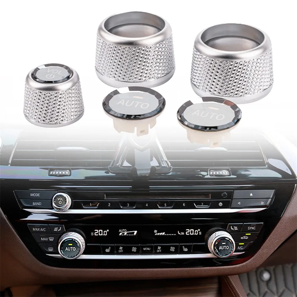AC Climate Control Volume Button Knob Crystal Ring Cover For BMW G02 G01 G30 G12 Car Accessories High-quality Knob Decoration
AC Climate Control Volume Button Knob Crystal Ring Cover For BMW G02 G01 G30 G12 Car Accessories High-quality Knob Decoration