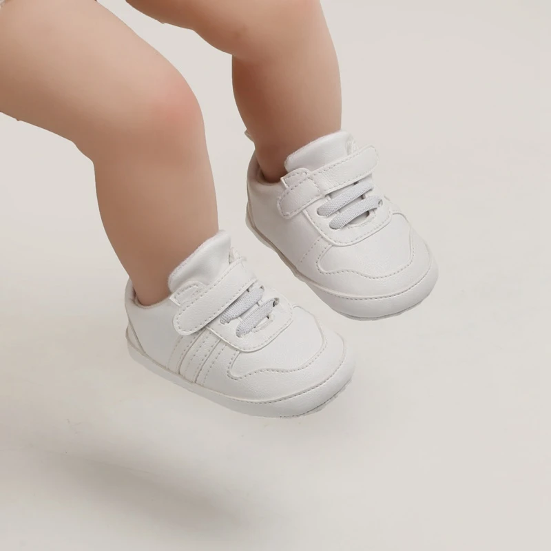 Newborn Baby Shoes Autumn Fashion Baby Boys Girls Anti-Slip Sneakers Toddler Soft Soled Casual PU Shoes White
Newborn Baby Shoes Autumn Fashion Baby Boys Girls Anti-Slip Sneakers Toddler Soft Soled Casual PU Shoes White