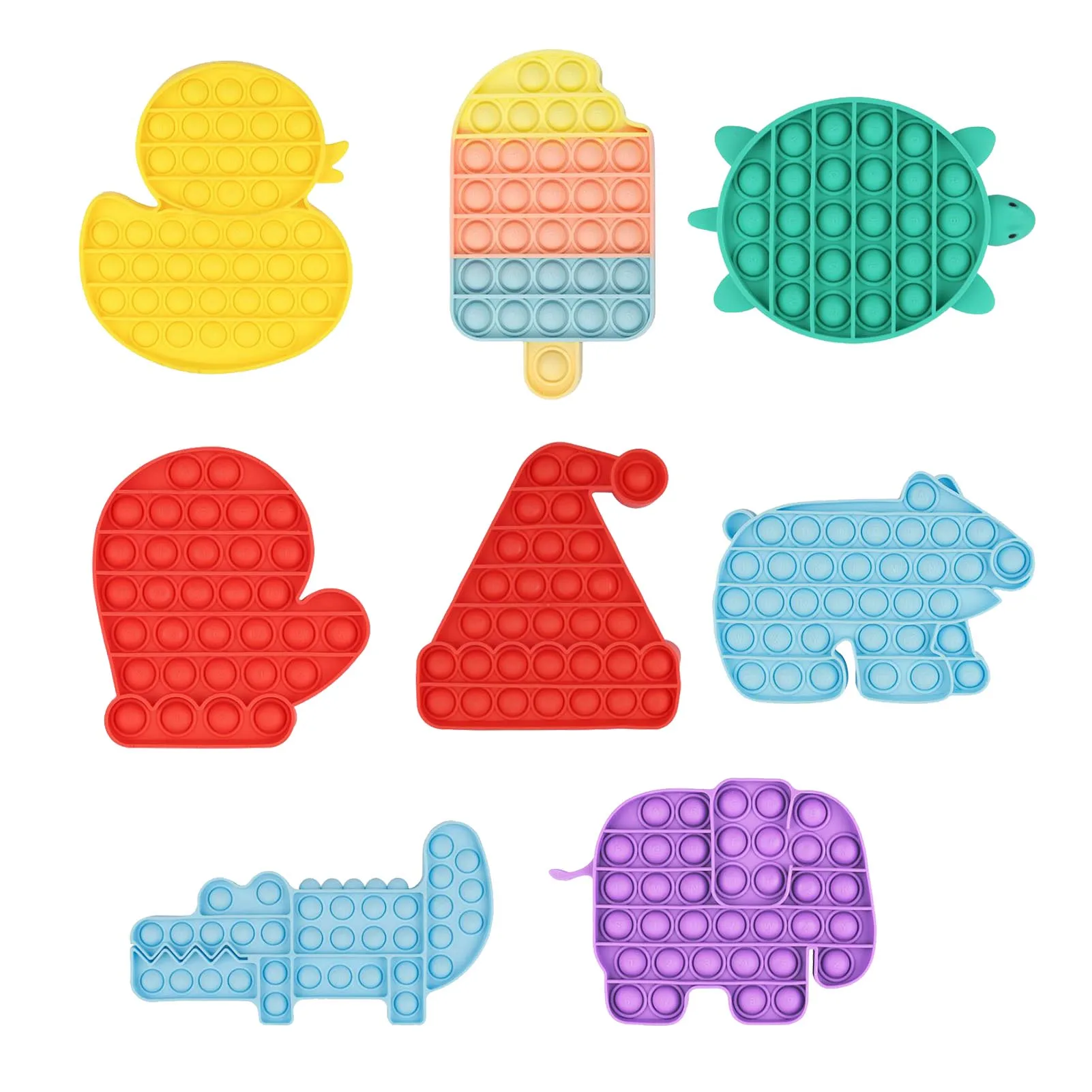 Push Pop Bubbles Fidget Sensory Toy Dinosaur Ice Cream Stress Reliever Toy for Kids Adult Autism Antistress Popit Fidget Toys
Push Pop Bubbles Fidget Sensory Toy Dinosaur Ice Cream Stress Reliever Toy for Kids Adult Autism Antistress Popit Fidget Toys