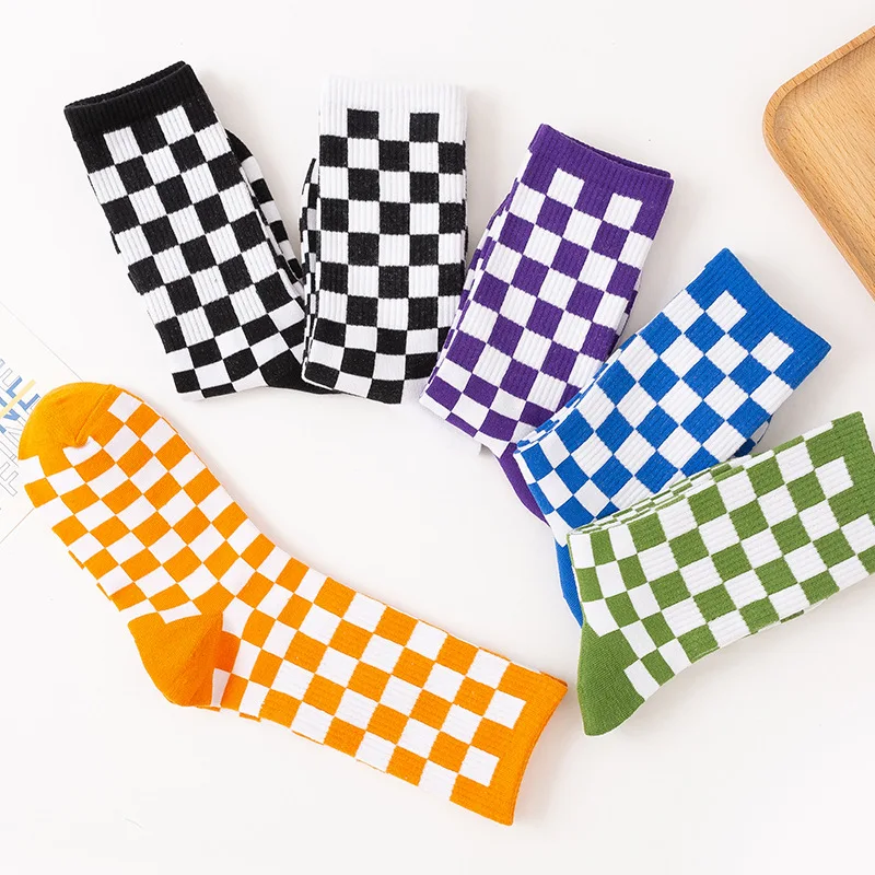 Unisex Women Men Checkerboard Socks Funky Harajuku Trend Geometric Checkered Sock Hip Hop Socks Cotton Streetwear Calcetines
Unisex Women Men Checkerboard Socks Funky Harajuku Trend Geometric Checkered Sock Hip Hop Socks Cotton Streetwear Calcetines
