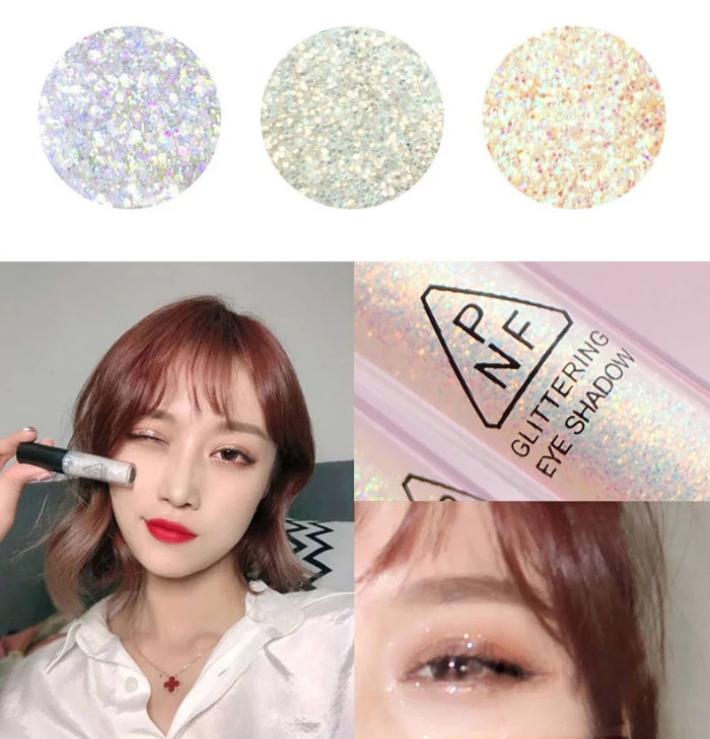 Liquid Eyeshadow Diamond Eye Shadow Metal Shimmer Glow Glitter Single Liquid Eyeshadow Makeup Pigment Accessorices Beauty TSLM1
Liquid Eyeshadow Diamond Eye Shadow Metal Shimmer Glow Glitter Single Liquid Eyeshadow Makeup Pigment Accessorices Beauty TSLM1