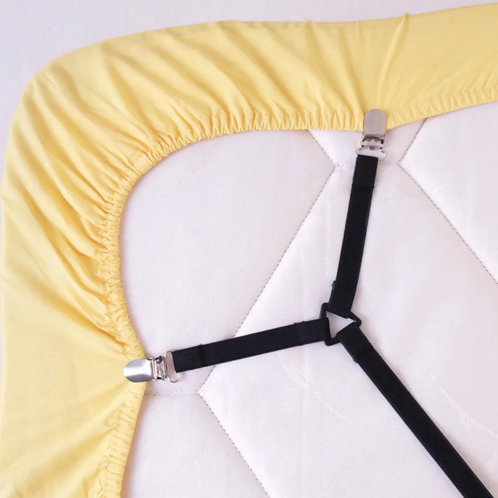 Sheet Bed Suspenders Adjustable Crisscross Fitted Sheet Band Straps Grippers Mattress Pad Duvet Cover Bed Sheet Corner Holder
Sheet Bed Suspenders Adjustable Crisscross Fitted Sheet Band Straps Grippers Mattress Pad Duvet Cover Bed Sheet Corner Holder