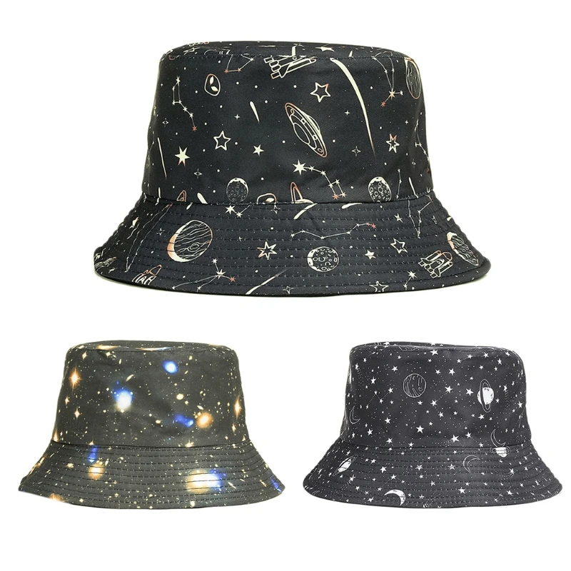 Y166 Fashion Planet Fisherman Hat Starry Universe Basin Hat Bucket Hat Wild Outdoor Sports All-match for Daily Wearing
Y166 Fashion Planet Fisherman Hat Starry Universe Basin Hat Bucket Hat Wild Outdoor Sports All-match for Daily Wearing