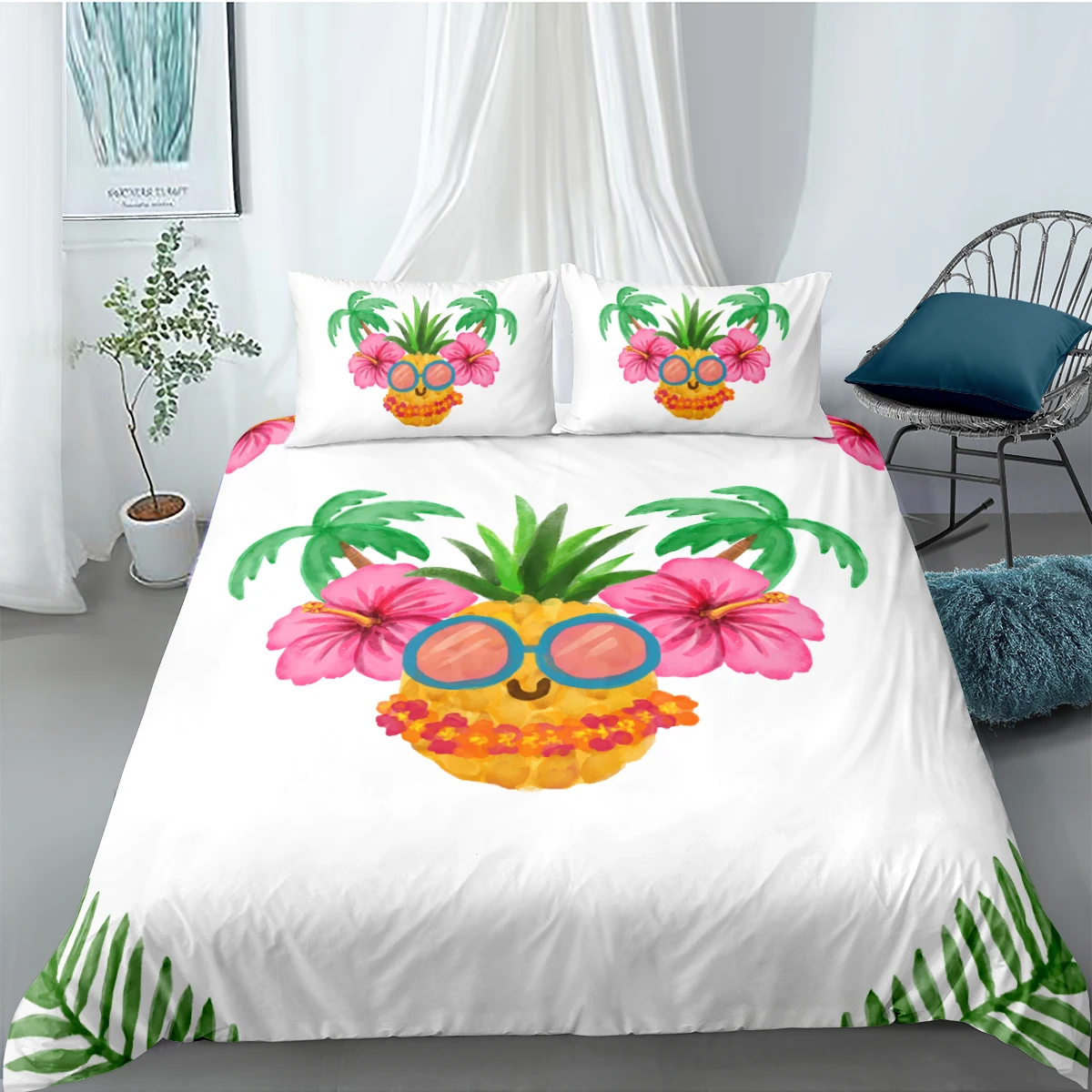 3D Flowers and Pineapple Duvet Cover Sets Bedding Set Comforter Covers Pillow Covers 173*230 230*230 265*230 Custom Bedding sets
3D Flowers and Pineapple Duvet Cover Sets Bedding Set Comforter Covers Pillow Covers 173*230 230*230 265*230 Custom Bedding sets