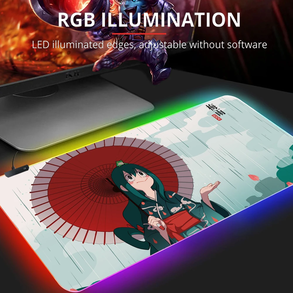 Vintage Hero Academia Tsuyu Asui Mouse Pad Gaming RGB MousePad Large Big Mouse Mat Desktop Mat Computer Mouse pad For Overwatch
Vintage Hero Academia Tsuyu Asui Mouse Pad Gaming RGB MousePad Large Big Mouse Mat Desktop Mat Computer Mouse pad For Overwatch