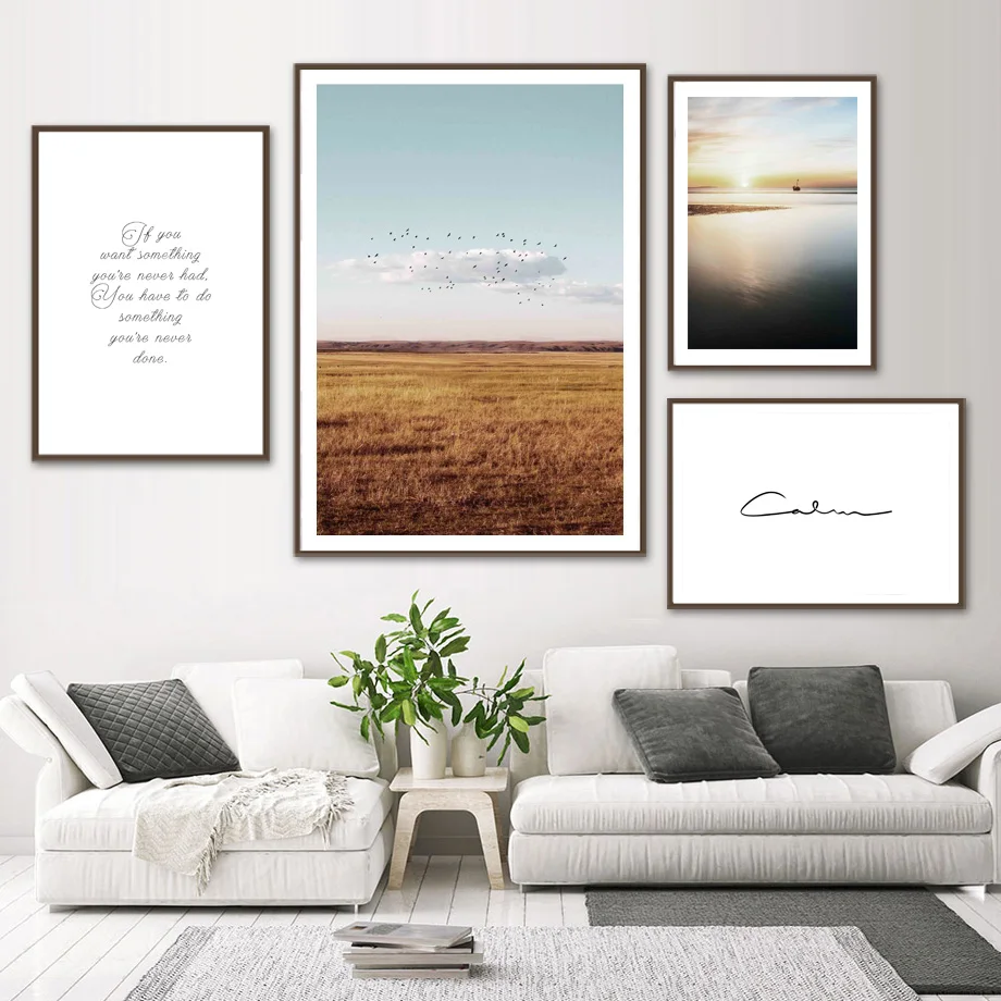 Cloud Grassland Ocean Boat Bird Sky Quote Wall Art Canvas Painting Nordic Posters And Prints Wall Pictures For Living Room Decor
Cloud Grassland Ocean Boat Bird Sky Quote Wall Art Canvas Painting Nordic Posters And Prints Wall Pictures For Living Room Decor