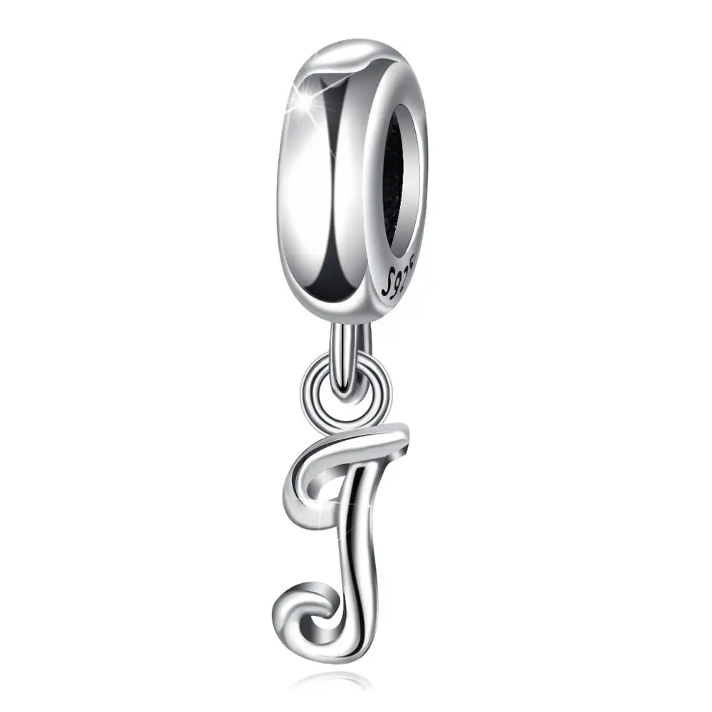 EUDORA 925 Sterling Silver Simple Personality J Letter Beads Creative Combination For DIY Brand Bracelet Jewelry European Charm
EUDORA 925 Sterling Silver Simple Personality J Letter Beads Creative Combination For DIY Brand Bracelet Jewelry European Charm