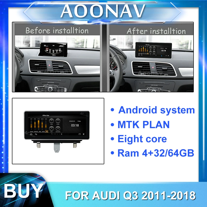 Автомагнитола 2din на android, мультимедийный плеер для AUDI Q3 2011-2018, автомагнитола с сенсорным экраном и GPS-навигацией, головное устройство
Автомагнитола 2din на android, мультимедийный плеер для AUDI Q3 2011-2018, автомагнитола с сенсорным экраном и GPS-навигацией, головное устройство