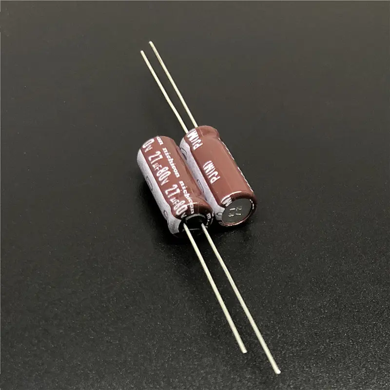 10 шт./100 шт. 27uf 80В NICHICON PJ 6 3x15 мм 80V27uF Замена 63V27uF низкое сопротивление конденсатор с