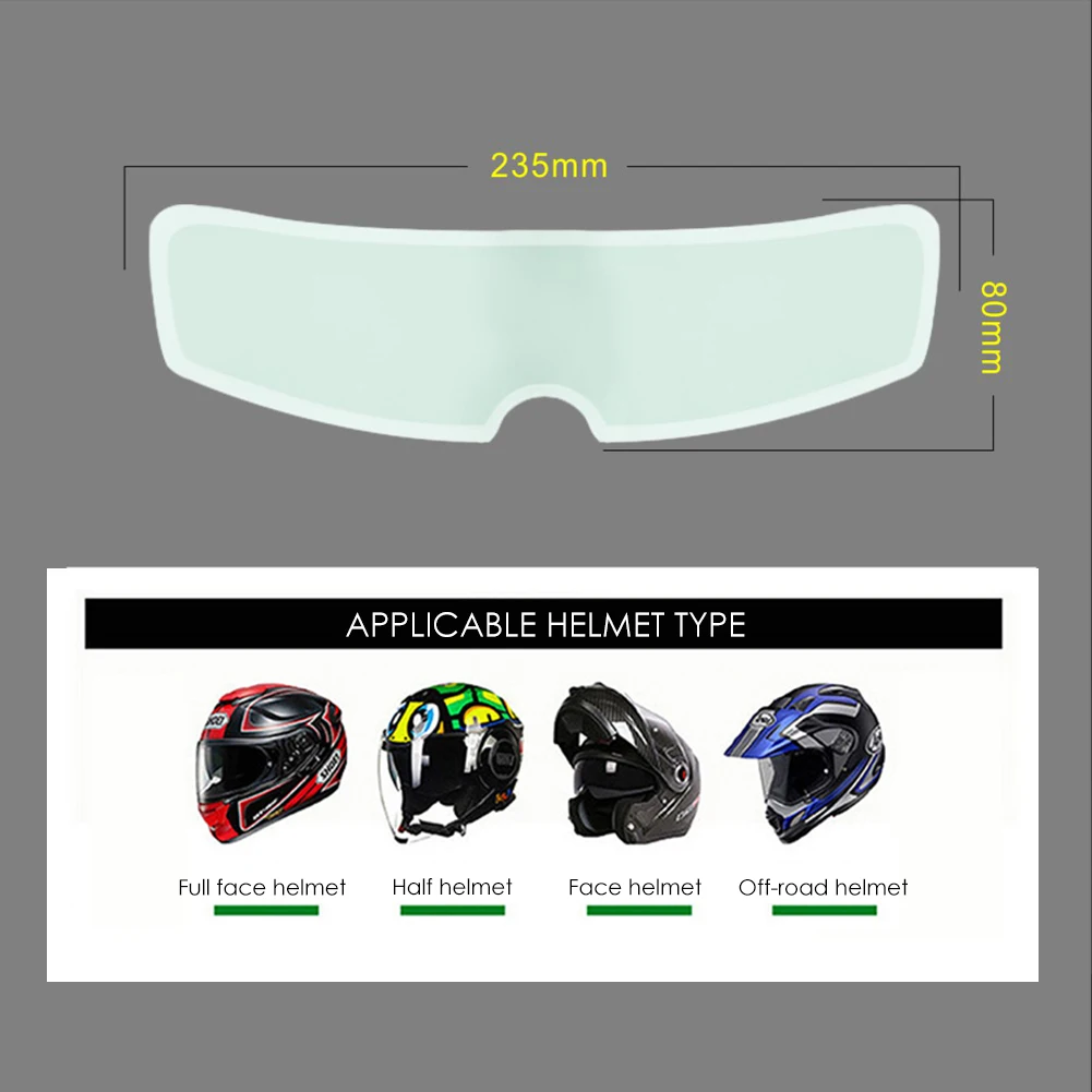 Multi-functional Anti Fog Film for Motorcycle Helmet Visor Nano Coating PET Practical Durable Classic Fog Resistant Film
Multi-functional Anti Fog Film for Motorcycle Helmet Visor Nano Coating PET Practical Durable Classic Fog Resistant Film