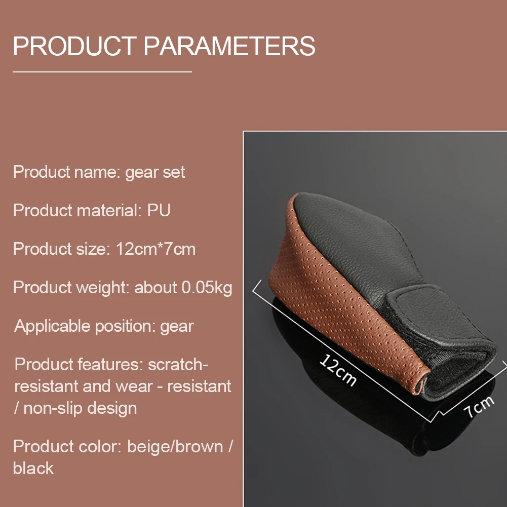 Hot Sale AUTO CAR Shift Knob Cover Protector Universal PU Leather Non-slip Car Handbrake Protector Car Interior Accessories
Hot Sale AUTO CAR Shift Knob Cover Protector Universal PU Leather Non-slip Car Handbrake Protector Car Interior Accessories