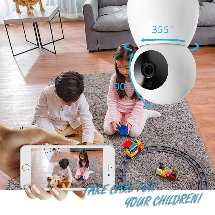 Беспроводная сетевая камера smartkk Tuya с разрешением 1080P умная домашняя tuya