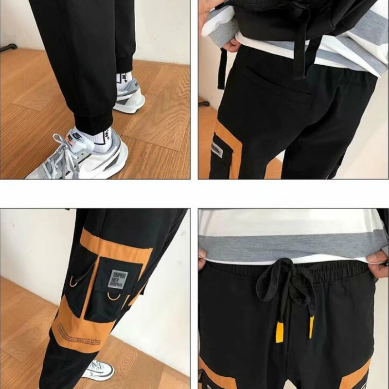 Men Cargo Casual Pants Pockets Bundle Ankle-length Ins Loose Large Size 3XL Mens Leisure Patchwork Elastic New Korean Style Chic
Men Cargo Casual Pants Pockets Bundle Ankle-length Ins Loose Large Size 3XL Mens Leisure Patchwork Elastic New Korean Style Chic