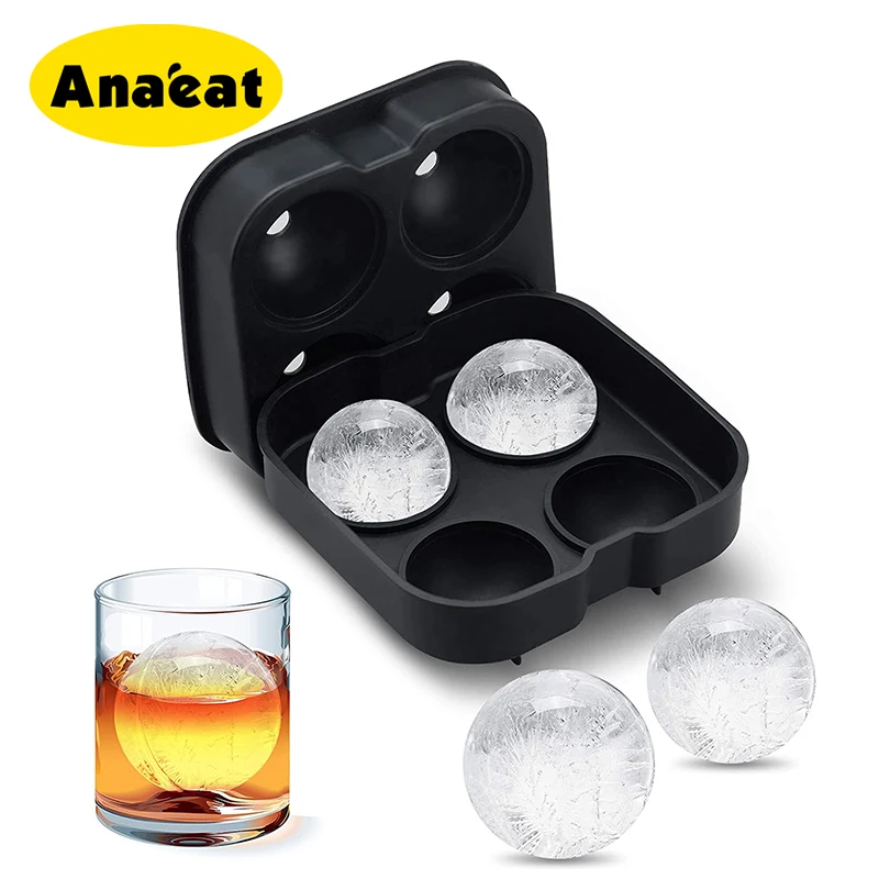 ANAEAT 1pc 4 Cell Ice Cube Maker Silicone Mold Tray Whiskey Drink Ice-ball-making Gadget Ice Cube Tray Kitchen/Bar Accessories
ANAEAT 1pc 4 Cell Ice Cube Maker Silicone Mold Tray Whiskey Drink Ice-ball-making Gadget Ice Cube Tray Kitchen/Bar Accessories
