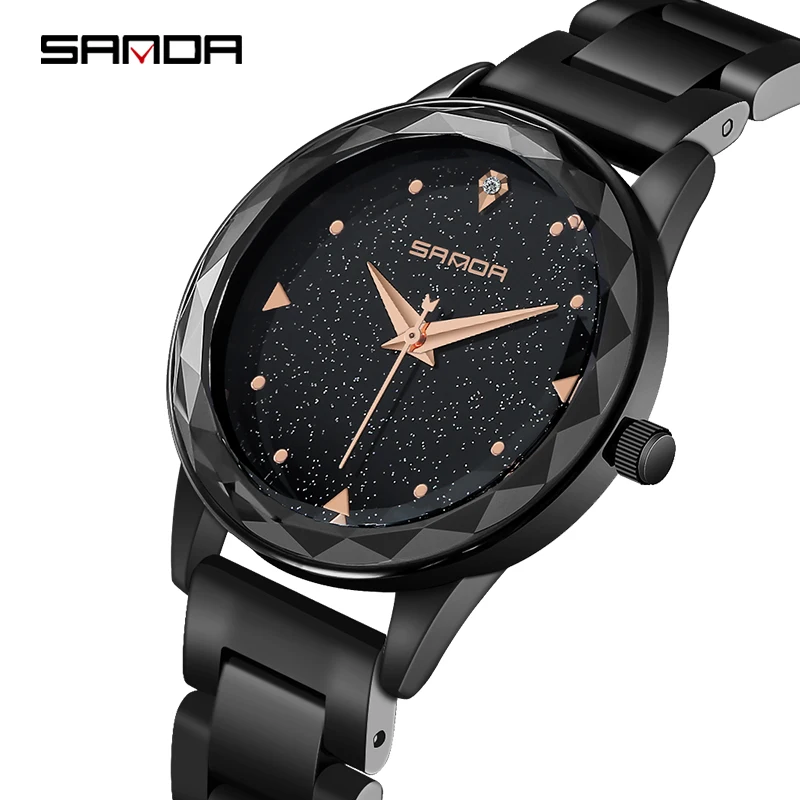 SANDA Stainless Steel Luxury Brand Lades Crystal Watch Women Dress Watch Fashion Quartz Female Wristwatches relogio feminino
SANDA Stainless Steel Luxury Brand Lades Crystal Watch Women Dress Watch Fashion Quartz Female Wristwatches relogio feminino