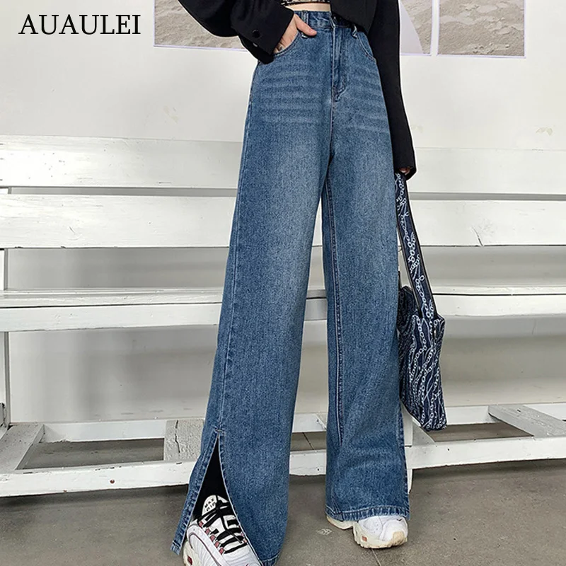 Женские джинсы с высокой талией AULELEI, повседневные Прямые брюки из денима, уличная одежда, рваные длинные брюки с широкими штанинами, весна ...
Женские джинсы с высокой талией AULELEI, повседневные Прямые брюки из денима, уличная одежда, рваные длинные брюки с широкими штанинами, весна ...