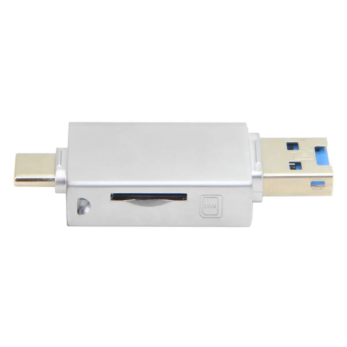 USB 2.0 USB-C Type C to NM Nano Memory Card & TF Micro SD Card Reader Converter Connector Adapter for Cell Phone & Lap top
USB 2.0 USB-C Type C to NM Nano Memory Card & TF Micro SD Card Reader Converter Connector Adapter for Cell Phone & Lap top