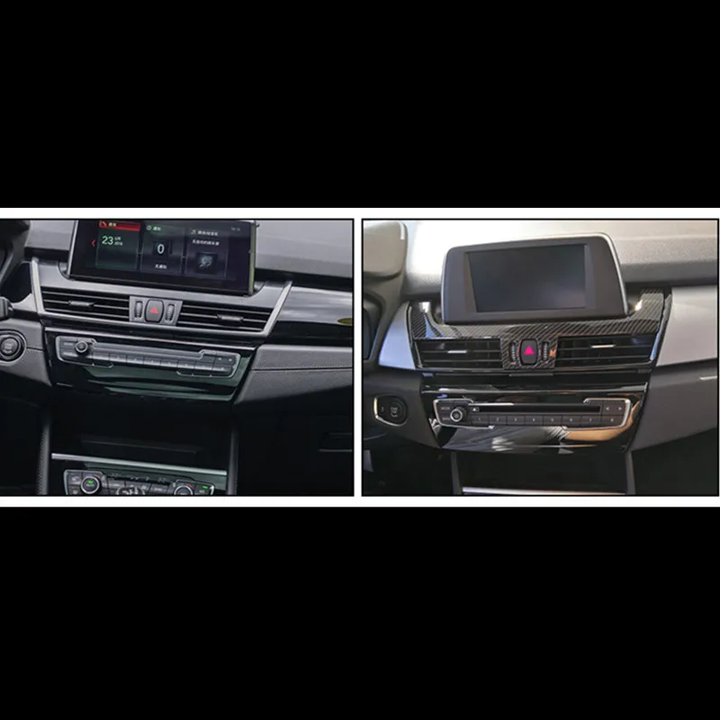 Ca'r Center Console Air Outlet Cover Trim For BMW 2 series Active Tourer F45 Carbon Fiber Style Navigation Screen Decoration
Ca'r Center Console Air Outlet Cover Trim For BMW 2 series Active Tourer F45 Carbon Fiber Style Navigation Screen Decoration