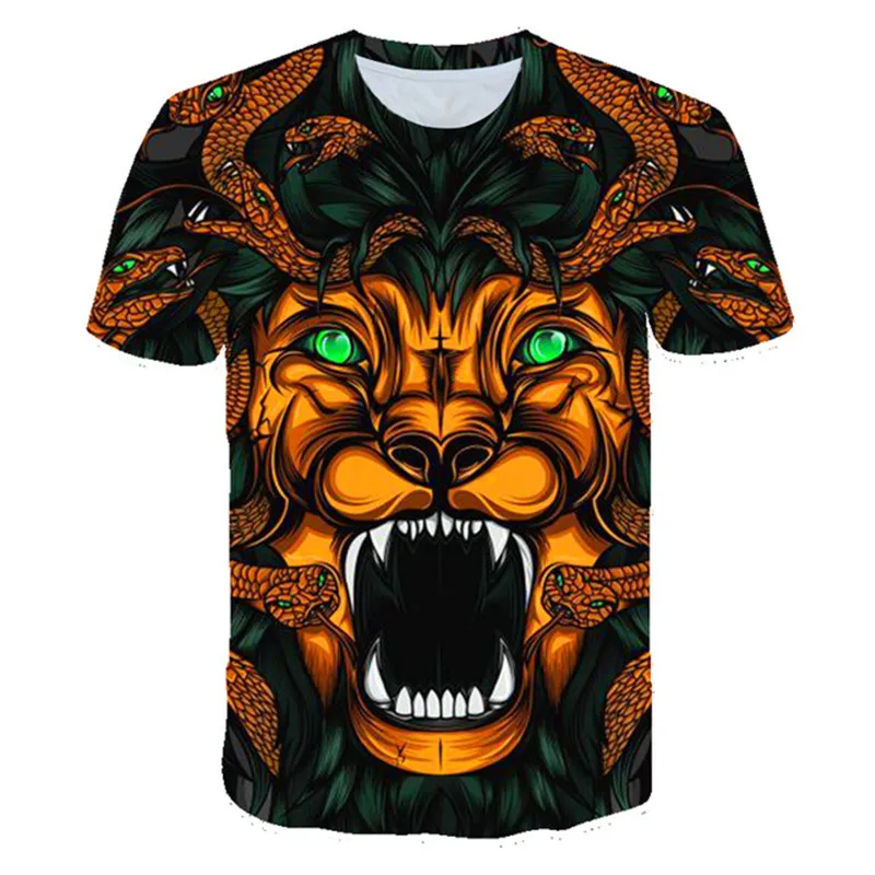 New Print Kids Lion Tiger Print 3D T Shirt Funny Kawaii Cartoon Girl Tops Harajuku Casual Round Neck Short Sleeves Boys Tshirt
New Print Kids Lion Tiger Print 3D T Shirt Funny Kawaii Cartoon Girl Tops Harajuku Casual Round Neck Short Sleeves Boys Tshirt