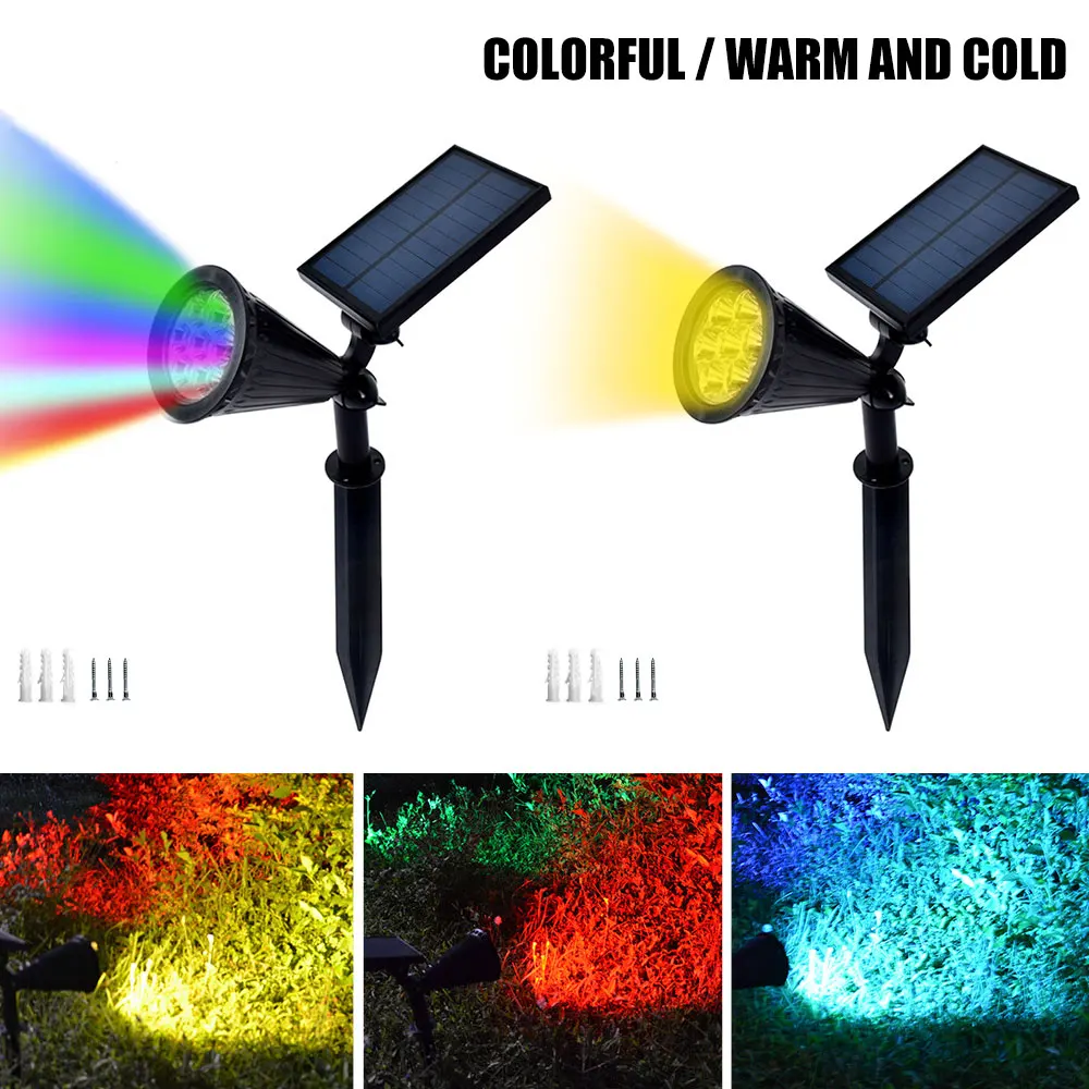 Solar Garden Light LED Ground Lamp Spotlights Floodlight Lawn Landscape Lighting for Walkway Garage Yard Decoration Rotatable
Solar Garden Light LED Ground Lamp Spotlights Floodlight Lawn Landscape Lighting for Walkway Garage Yard Decoration Rotatable
