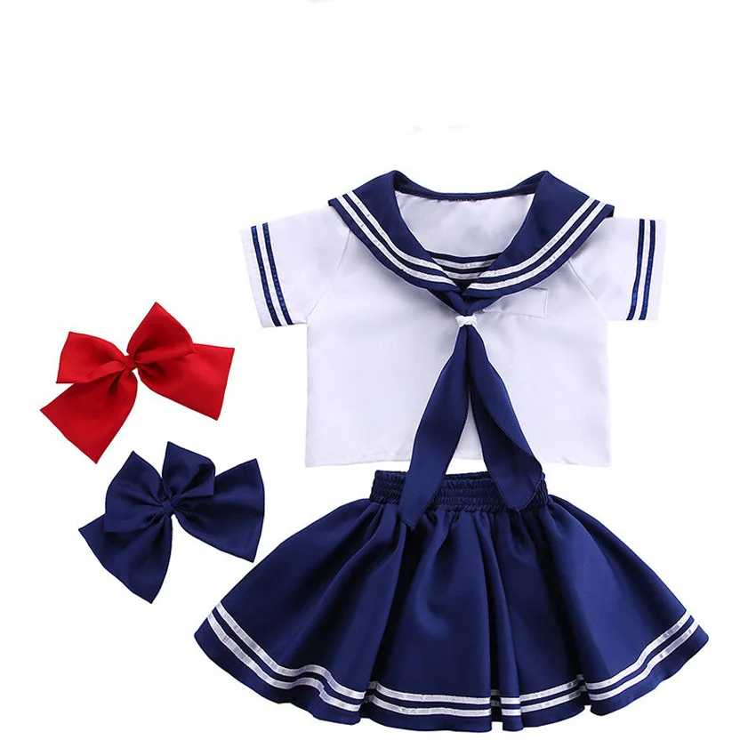 Children School Uniform JK Sets Class Cosplay Navy Sailor Collar Costume Suit with Bow-Knot Kids Performance Chorus Stage Wear
Children School Uniform JK Sets Class Cosplay Navy Sailor Collar Costume Suit with Bow-Knot Kids Performance Chorus Stage Wear