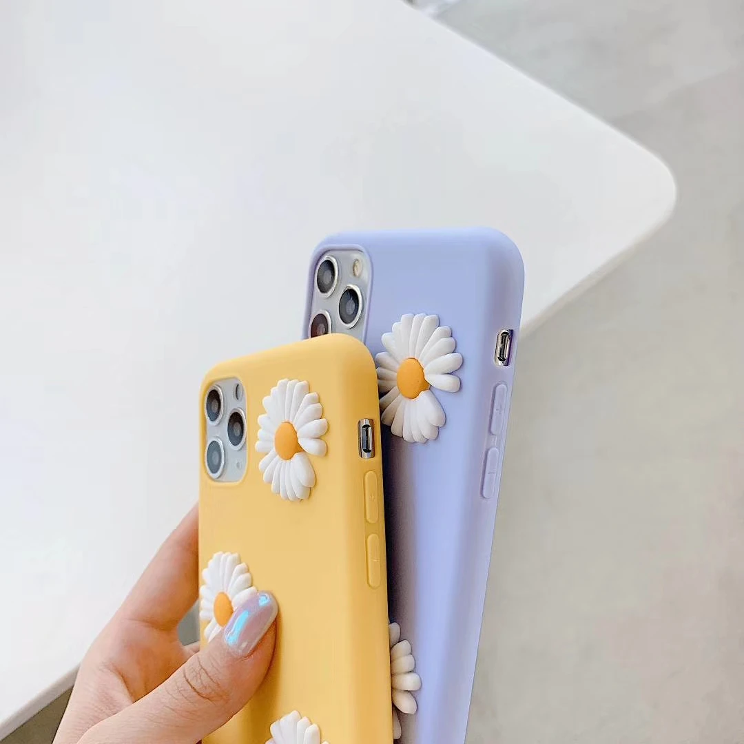 Candy Color Soft Case For iPhone 11 Daisy Flower Floral Cover for iPhone SE 5 5S 6 6s 7 8 Plus X Xs XR 11 12 mini Pro Max Coque
Candy Color Soft Case For iPhone 11 Daisy Flower Floral Cover for iPhone SE 5 5S 6 6s 7 8 Plus X Xs XR 11 12 mini Pro Max Coque