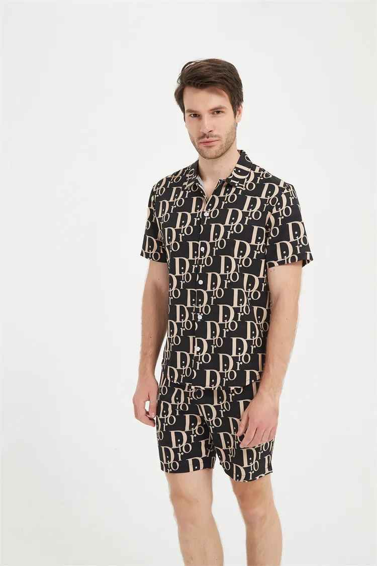 Summer Short Sleeve Shirts For Men Thin Casual Shirts+Shorts Pants 2 Sets New Fashion Male Printed Beach Shirts And Shorts 3XL
Summer Short Sleeve Shirts For Men Thin Casual Shirts+Shorts Pants 2 Sets New Fashion Male Printed Beach Shirts And Shorts 3XL