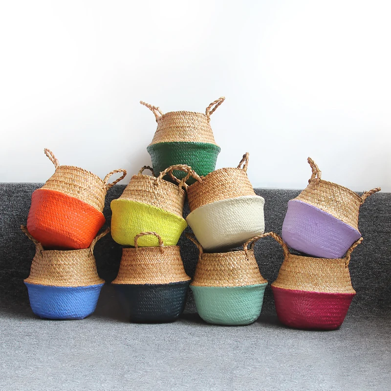 22*20cm Decor Macrame Tassel Wicker Basket Handmade Plant Pot Tassels Muplti Colors Storage Rattan Basket Organizer Woven
22*20cm Decor Macrame Tassel Wicker Basket Handmade Plant Pot Tassels Muplti Colors Storage Rattan Basket Organizer Woven