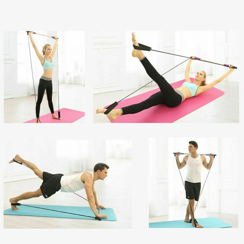 Hot Sale Pilates Bar Kit with Resistance Band Portable Exercise Stick for Gym Yoga Fitness Training N66
Hot Sale Pilates Bar Kit with Resistance Band Portable Exercise Stick for Gym Yoga Fitness Training N66