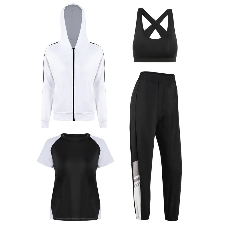 Women's outdoor running suit Yoga suit 4-piece fitness exercise training quick drying breathable running clothes
Women's outdoor running suit Yoga suit 4-piece fitness exercise training quick drying breathable running clothes