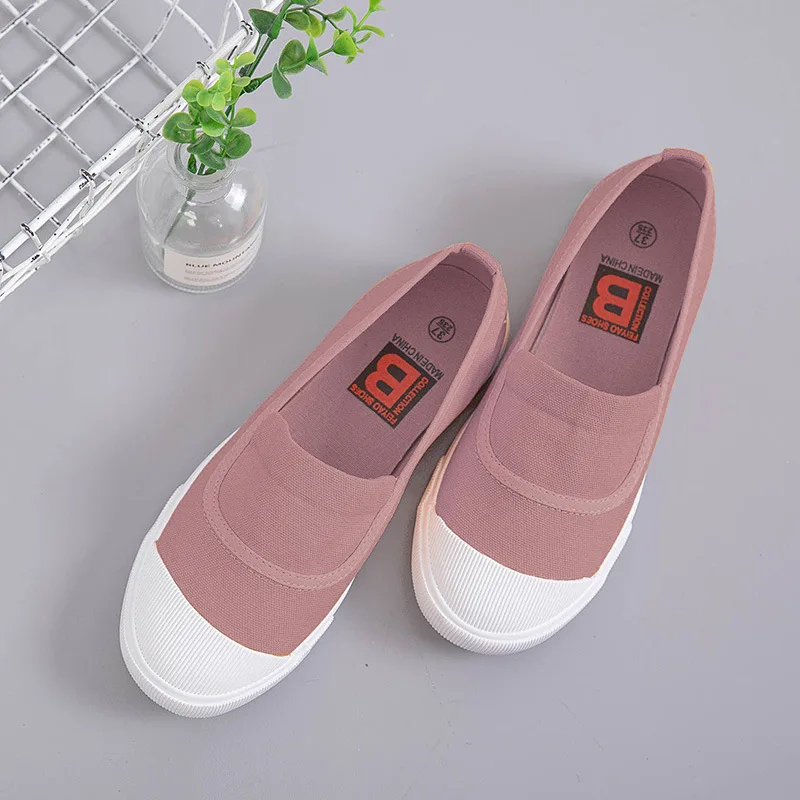 Woman Shoes Summer New Fashion Women's Canvas Shoes Casual Flats Solid Color Classic Breathable Female Simple Shoes Sneakers
Woman Shoes Summer New Fashion Women's Canvas Shoes Casual Flats Solid Color Classic Breathable Female Simple Shoes Sneakers