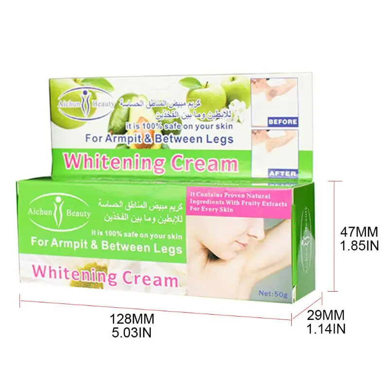 50g Whitening Cream Body Dark Skin Armpit Knee Lightening Bikini Underarm Inner Thigh Whitener
50g Whitening Cream Body Dark Skin Armpit Knee Lightening Bikini Underarm Inner Thigh Whitener