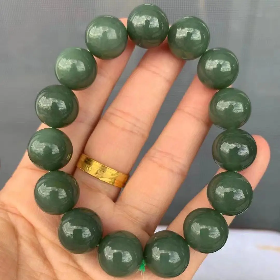 Natural Russian Jasper 14mm Bead Elastic Bracelet for Men and Women Rare gemstone men's and women's jade bracelet Fine jewelry
Natural Russian Jasper 14mm Bead Elastic Bracelet for Men and Women Rare gemstone men's and women's jade bracelet Fine jewelry