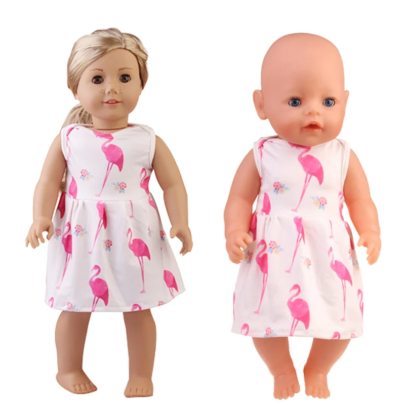 Костюм с розовым фламинго и трусами подходит для 18-дюймовых американских кукол игрушка для девочек 43 см аксессуары для одежды новорожденны...
Костюм с розовым фламинго и трусами подходит для 18-дюймовых американских кукол игрушка для девочек 43 см аксессуары для одежды новорожденны...