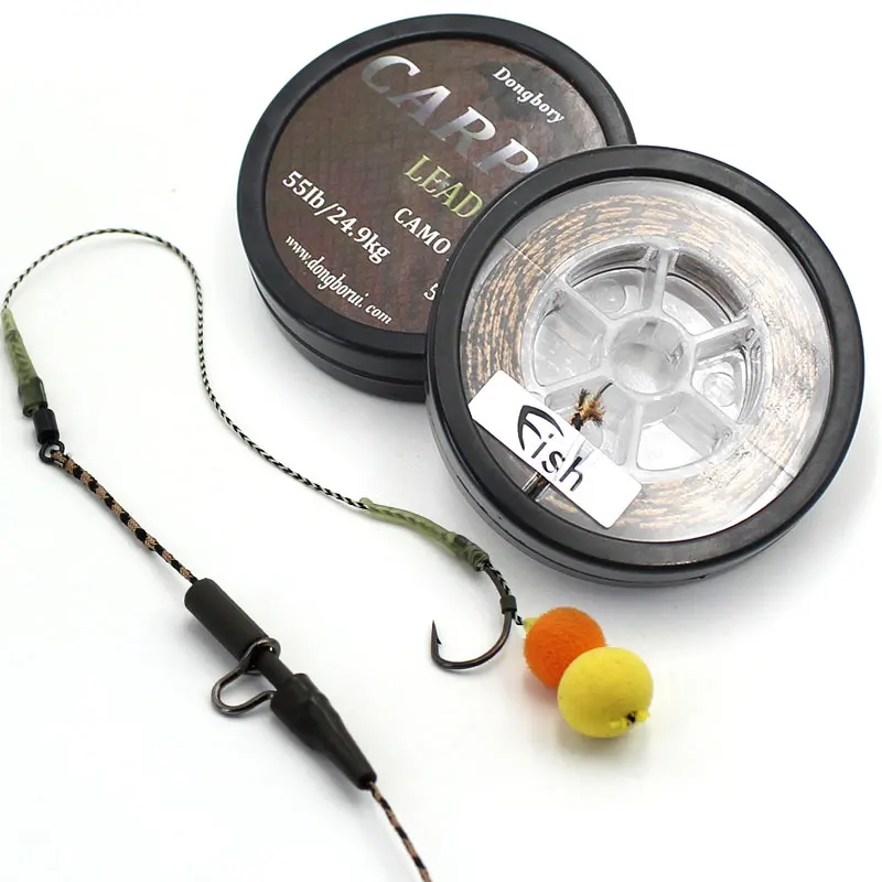 5m Carp Fishing Line Lead Core 12 Braided Hook Link Leader Camo Brown Wire Quick Sinking Carp Supplies Rig Fishing Line
5m Carp Fishing Line Lead Core 12 Braided Hook Link Leader Camo Brown Wire Quick Sinking Carp Supplies Rig Fishing Line