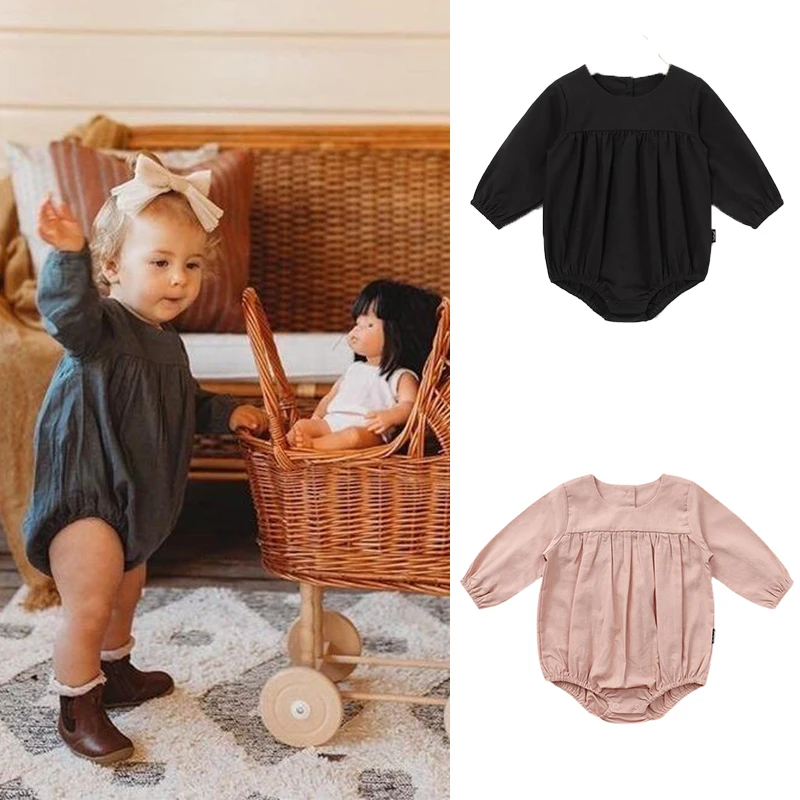 Girls Simple Fashion Bodysuits Autumn Long Sleeve Cotton Rompers for Infants 2021 New Arrival Kids Clothes 0-2T
Girls Simple Fashion Bodysuits Autumn Long Sleeve Cotton Rompers for Infants 2021 New Arrival Kids Clothes 0-2T