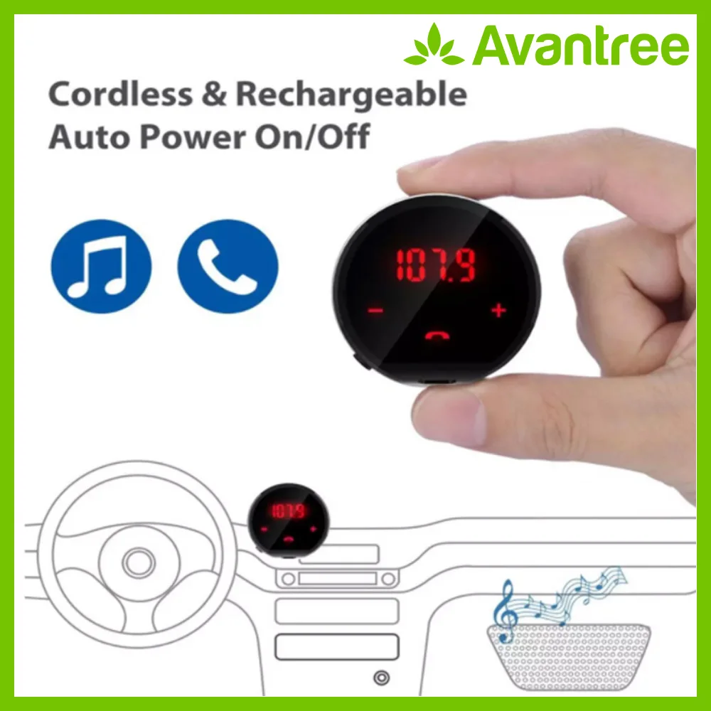 Avantree Bluetooth FM передатчик V4.1 для автомобиля портативный беспроводной радио адаптер