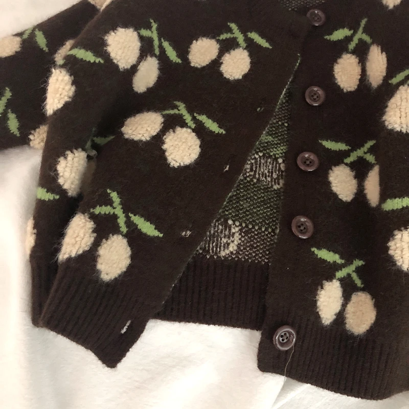 Dibebetabbit Kids Cardigan Sweater Cherry Autumn Knitted Girls Jacket Children Sweaters For Boys Girls Baby Clothes Outerwear
Dibebetabbit Kids Cardigan Sweater Cherry Autumn Knitted Girls Jacket Children Sweaters For Boys Girls Baby Clothes Outerwear