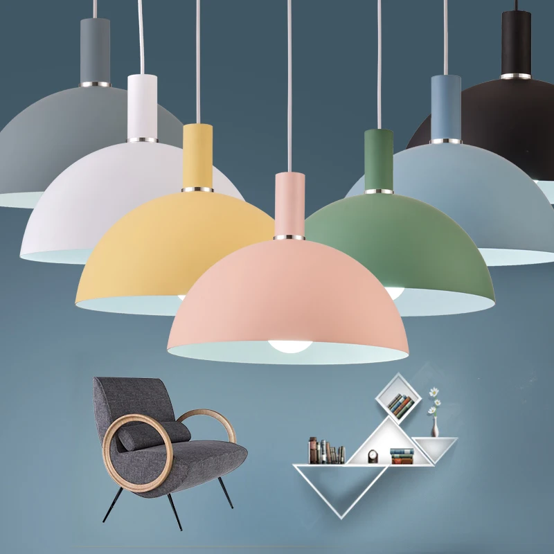 Nordic simple modern restaurant bar counter clothing store macalon pot lid single head chandelier YHJ122501
Nordic simple modern restaurant bar counter clothing store macalon pot lid single head chandelier YHJ122501