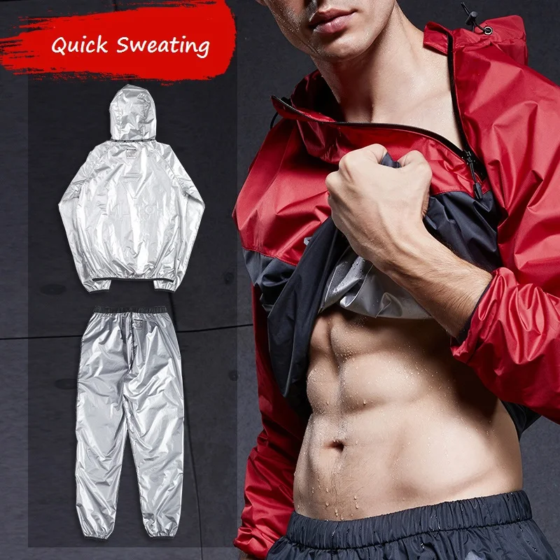 Brand Sauna Sports Suit Men Hooded Gym Clothing Running Set Outdoor Fitness Workout Jogging Lose Weight Sweating Sportswear
Brand Sauna Sports Suit Men Hooded Gym Clothing Running Set Outdoor Fitness Workout Jogging Lose Weight Sweating Sportswear