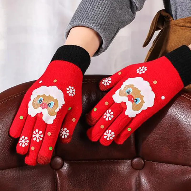 Cute Christmas Warm Winter Gloves Full Fingers Mittens Student Gloves Touch Screen Santa Claus Printed Gloves Adult Child Gloves
Cute Christmas Warm Winter Gloves Full Fingers Mittens Student Gloves Touch Screen Santa Claus Printed Gloves Adult Child Gloves
