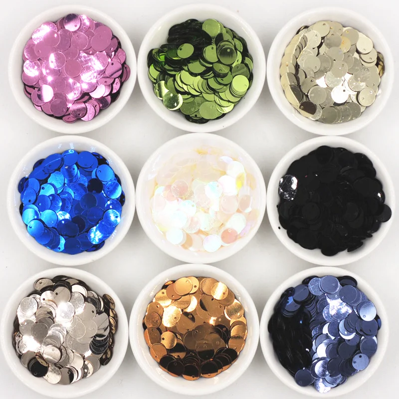 10g 10mm Sequins Large Flat Round Hole Loose Paillettes DIY Dance Decoration Wedding Handmade Crafts Lentejuelas Accessories
10g 10mm Sequins Large Flat Round Hole Loose Paillettes DIY Dance Decoration Wedding Handmade Crafts Lentejuelas Accessories