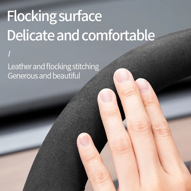 model 3/y steering wheel cover leather protective cover For tesla mode 3/y Steering wheel decoration accessories
model 3/y steering wheel cover leather protective cover For tesla mode 3/y Steering wheel decoration accessories