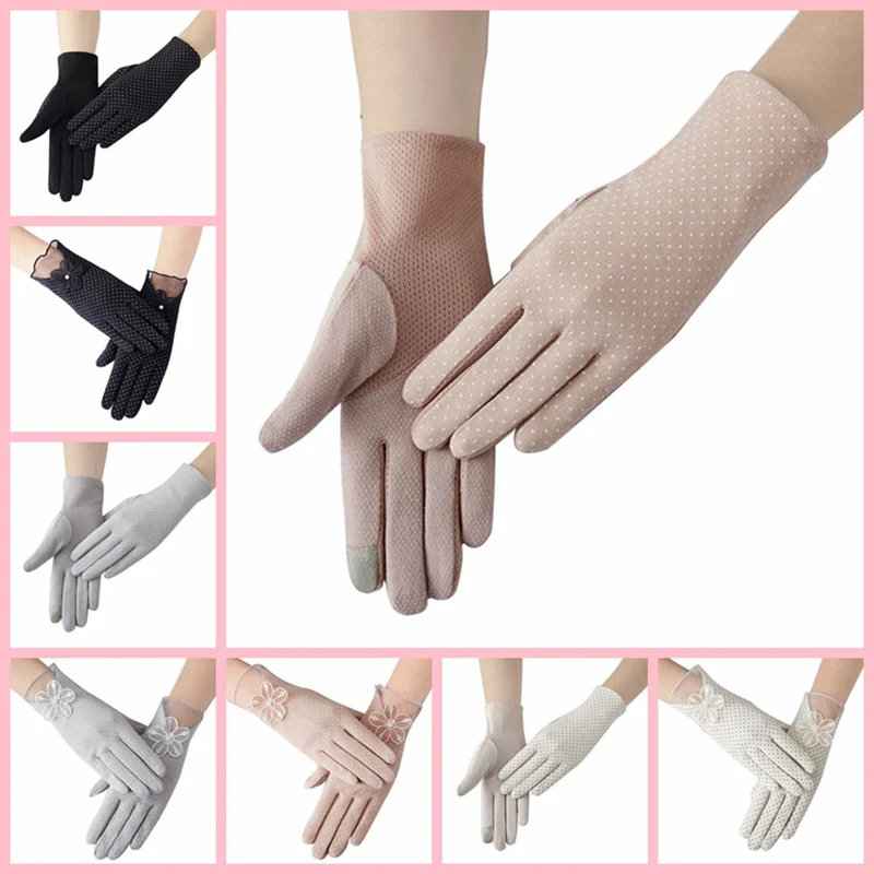 Sexy Summer Women Uv Sunscreen Short Sun Female Gloves Fashion Lace Driving Of Thin Touch Screen Lady Gloves
Sexy Summer Women Uv Sunscreen Short Sun Female Gloves Fashion Lace Driving Of Thin Touch Screen Lady Gloves