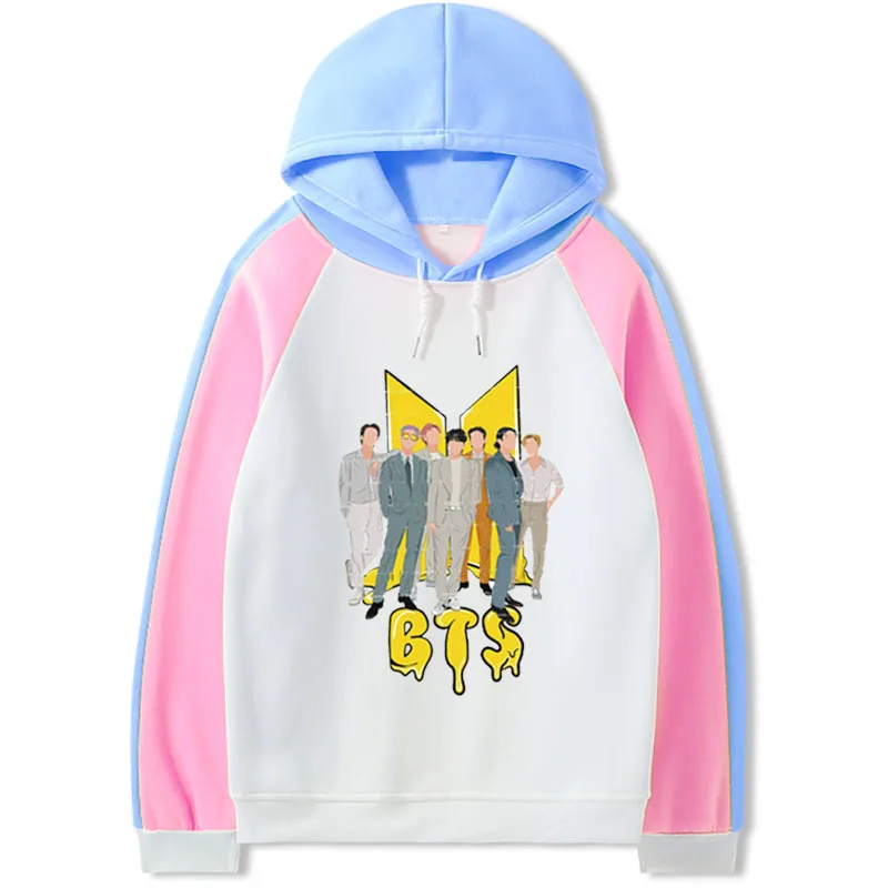 New Kpop Bangtan Boys utter Hoodie Men/Women Colorblock Casual Student Sweatshirt Unisex Streetwear Korean Style Hip Hop Tee Top
New Kpop Bangtan Boys utter Hoodie Men/Women Colorblock Casual Student Sweatshirt Unisex Streetwear Korean Style Hip Hop Tee Top