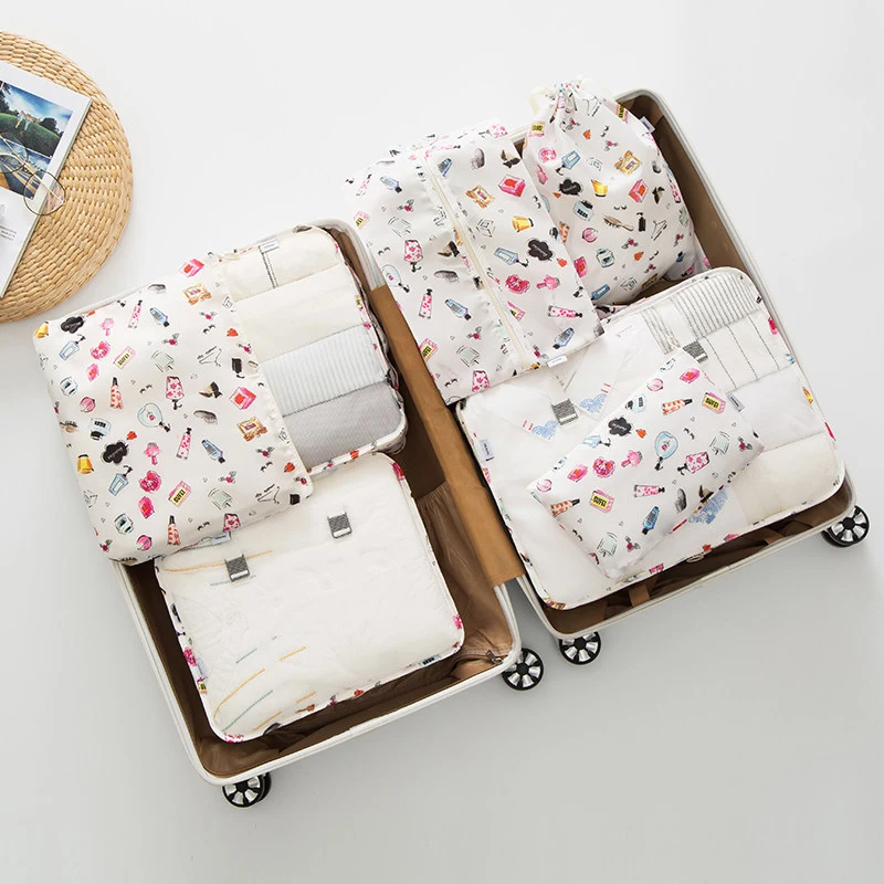 7pcs/set Packing Organizer Shoe Clothes Pouch Storage bag Luggage Suitcase Travel Accessories Clothes bags Organizer Packing H47
7pcs/set Packing Organizer Shoe Clothes Pouch Storage bag Luggage Suitcase Travel Accessories Clothes bags Organizer Packing H47