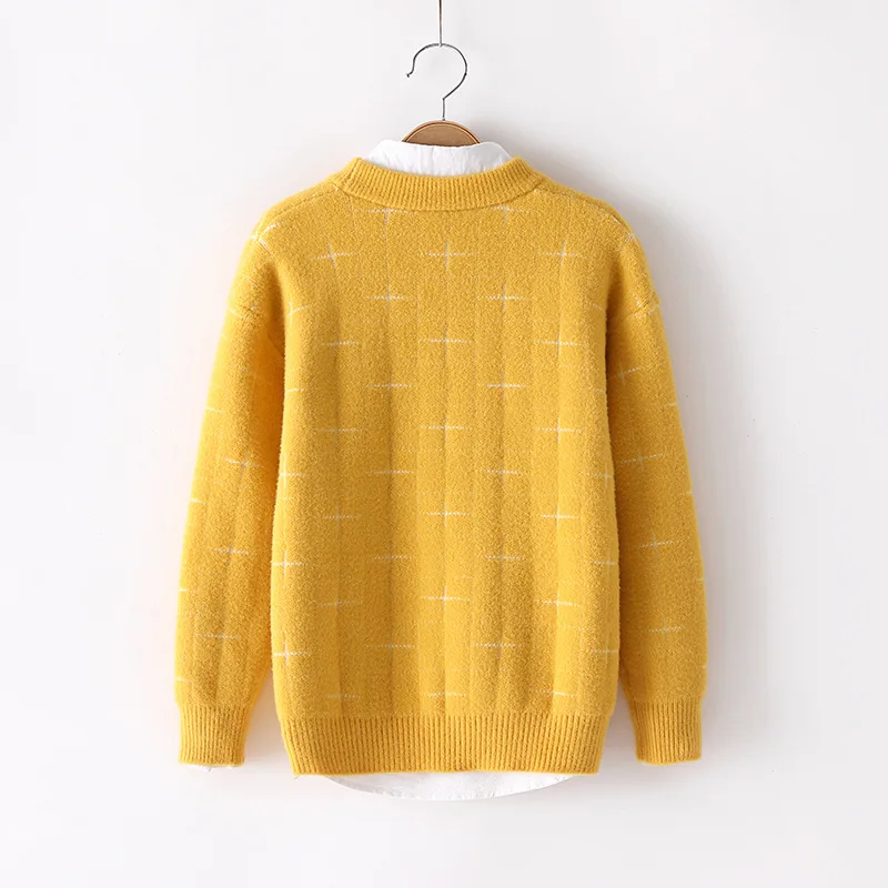 Rlyaeiz Brand New Baby Girls Sweater 2019 Casual Kids Girls Knitted Pullover Winter Long Sleeve Knitting Children O-neck Sweater
Rlyaeiz Brand New Baby Girls Sweater 2019 Casual Kids Girls Knitted Pullover Winter Long Sleeve Knitting Children O-neck Sweater